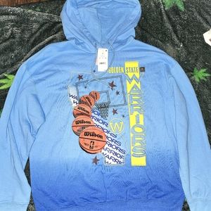 New Official Golden State Warriors NBA Womens M Sweatshirt W/ Tag